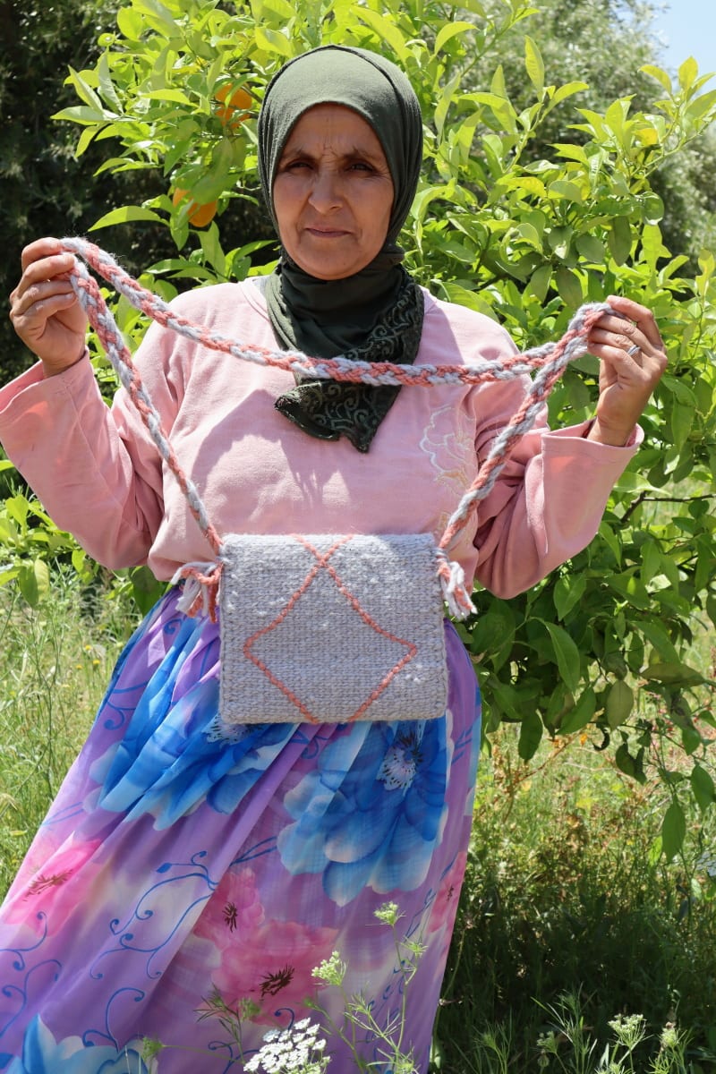  Flatweave  and  Pink, Grey Morocco