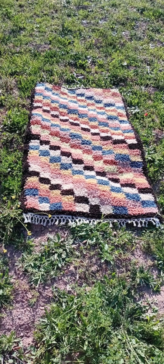  Beni Ourain rug  Colored Morocco