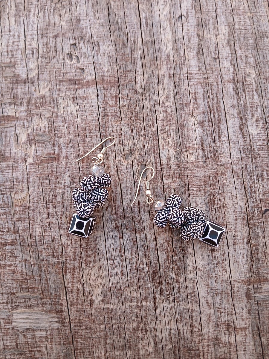 Multi Button Earrings