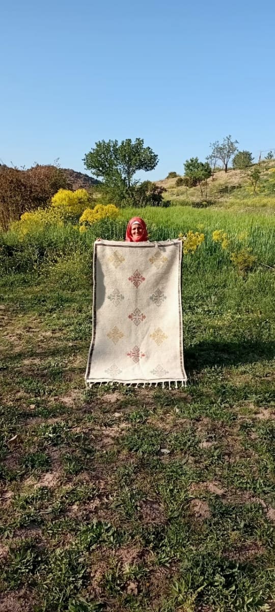  Beni Ourain rug  Colored Morocco