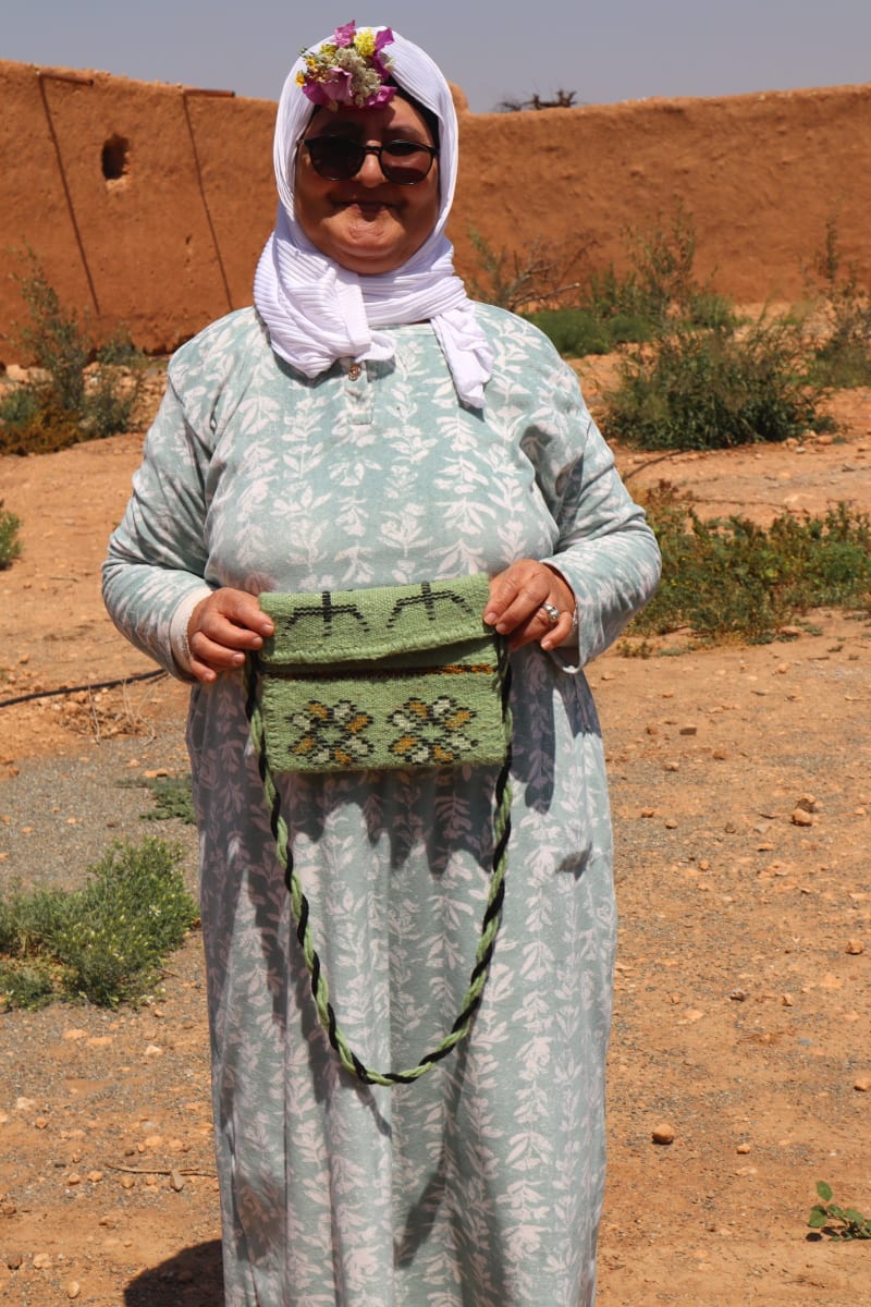  Flatweave  Green, Brown Morocco