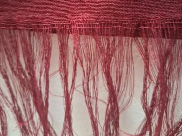  Scarf Sabra and  polyster Red Morocco