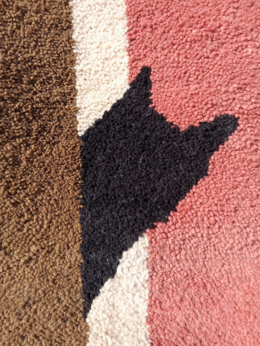 Handmade rug wall-hanging