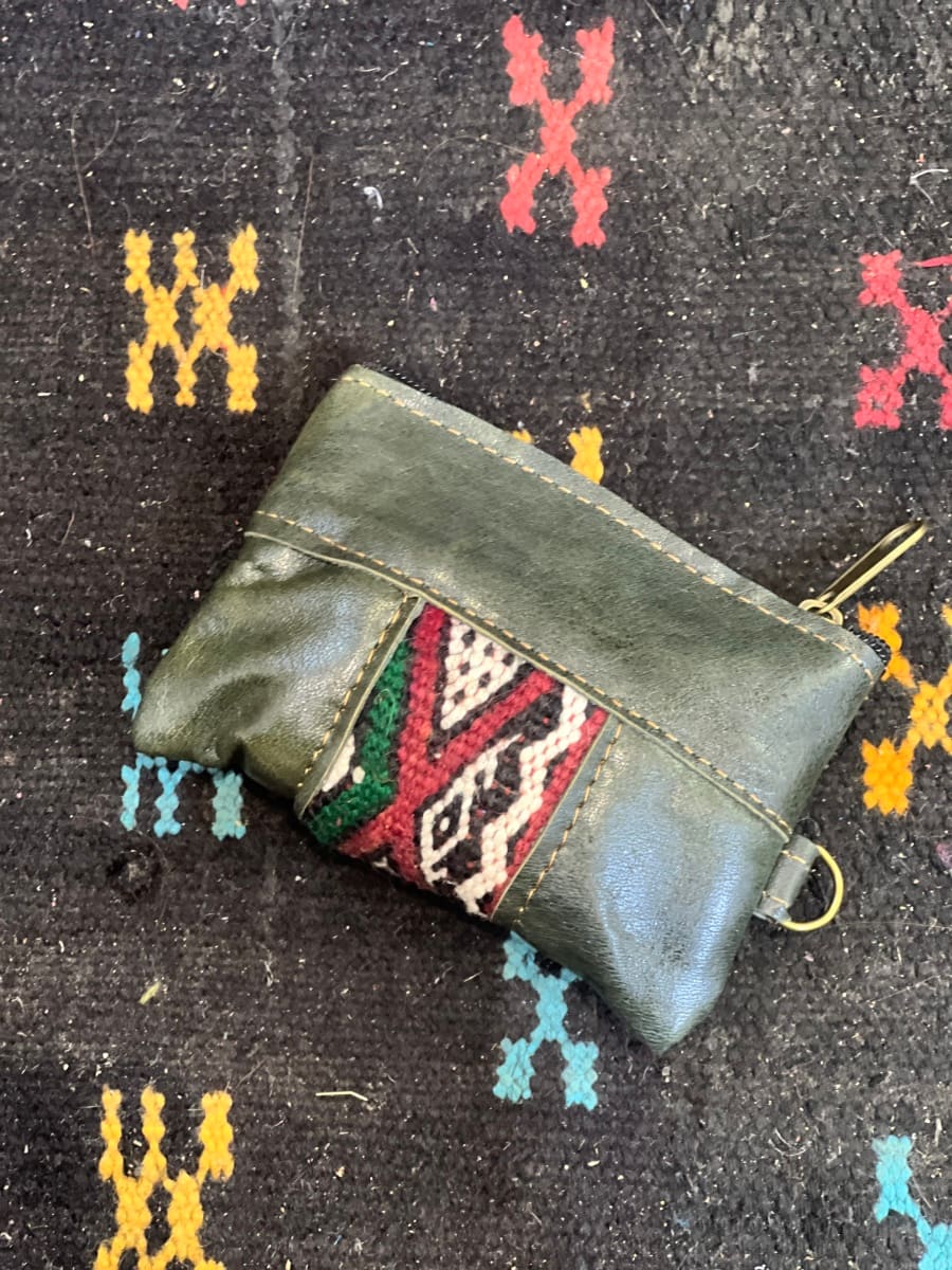   small bag leather Green Morocco