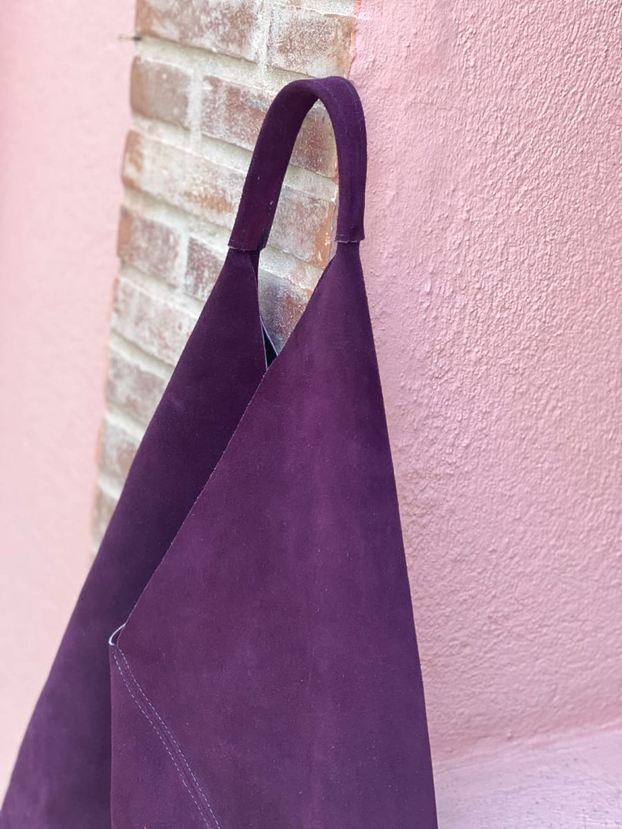  bag leather Purple Morocco