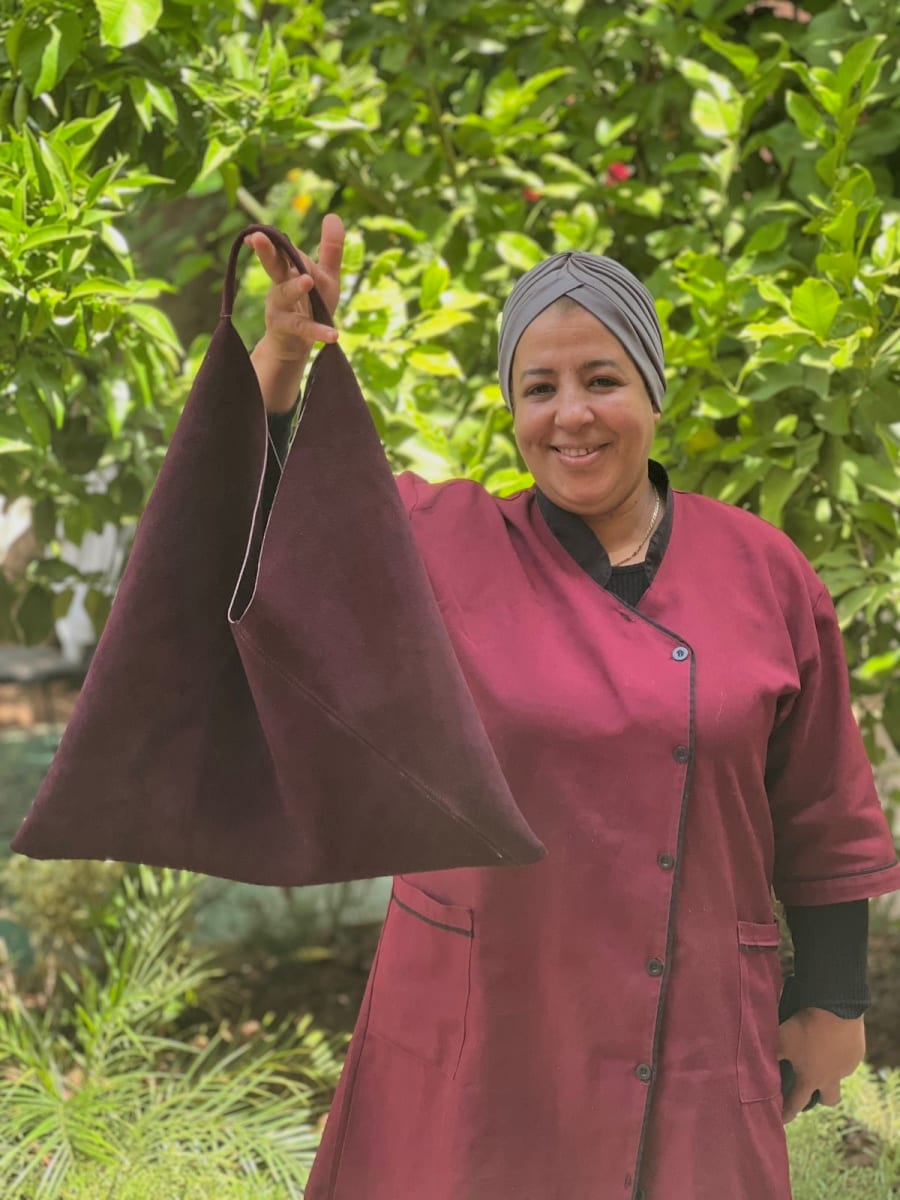  bag leather Purple Morocco