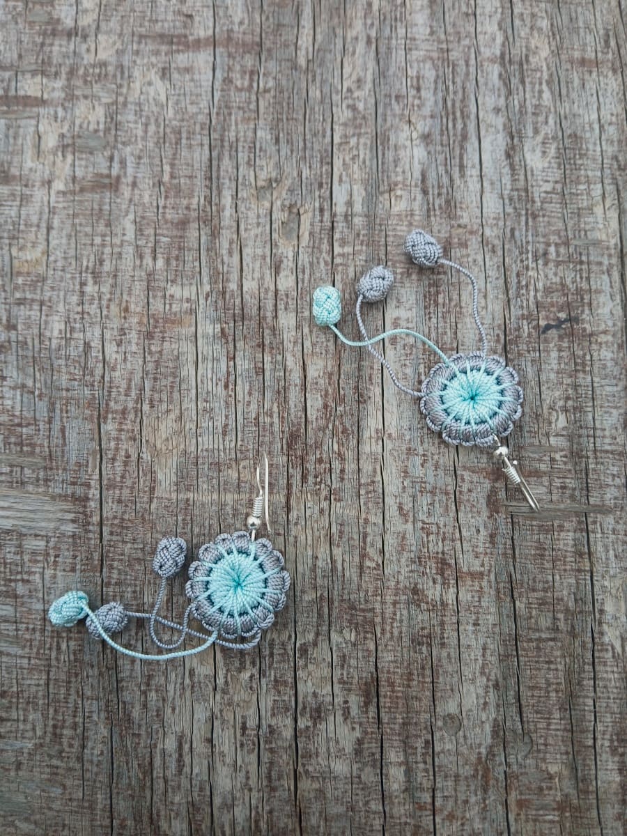 Multi Button Earrings