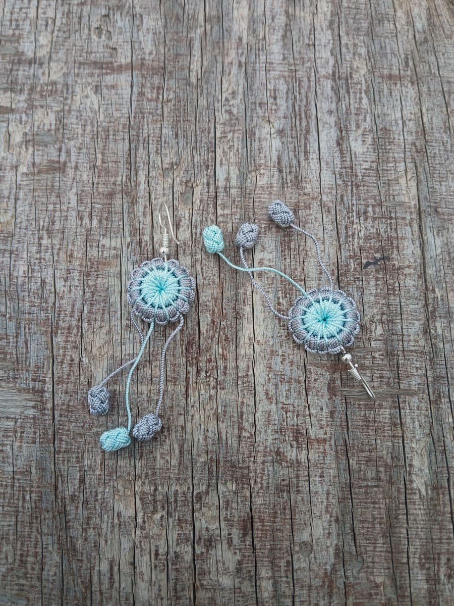 Multi Button Earrings