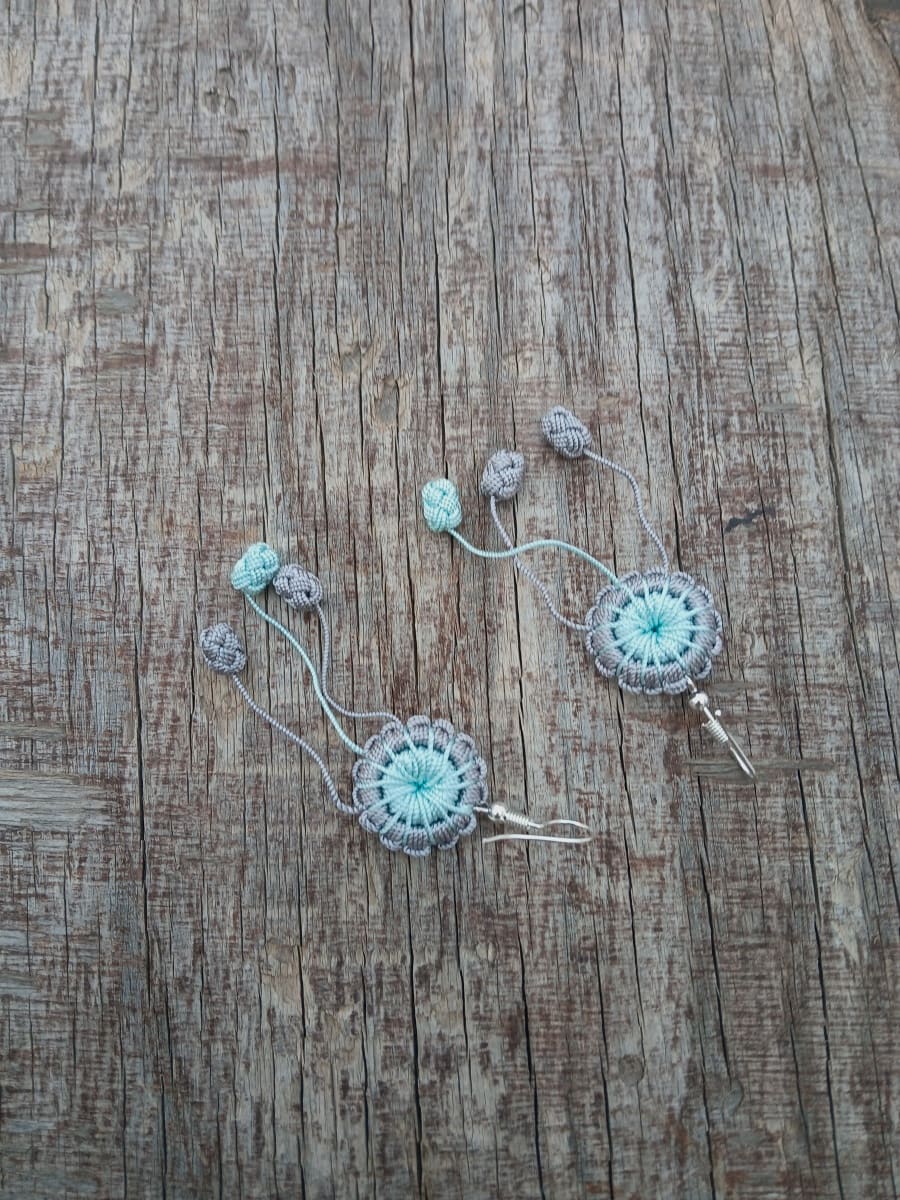 Multi Button Earrings