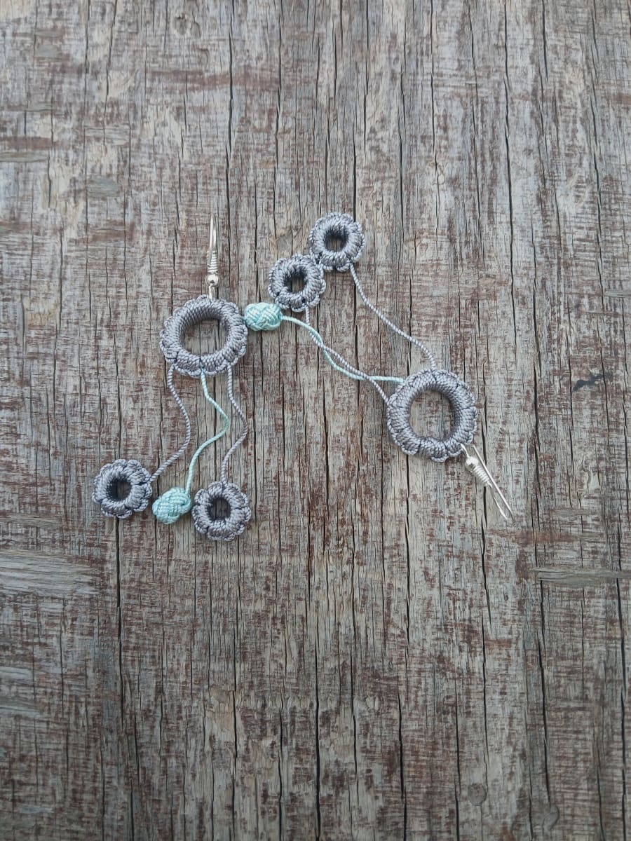 Multi Button Earrings