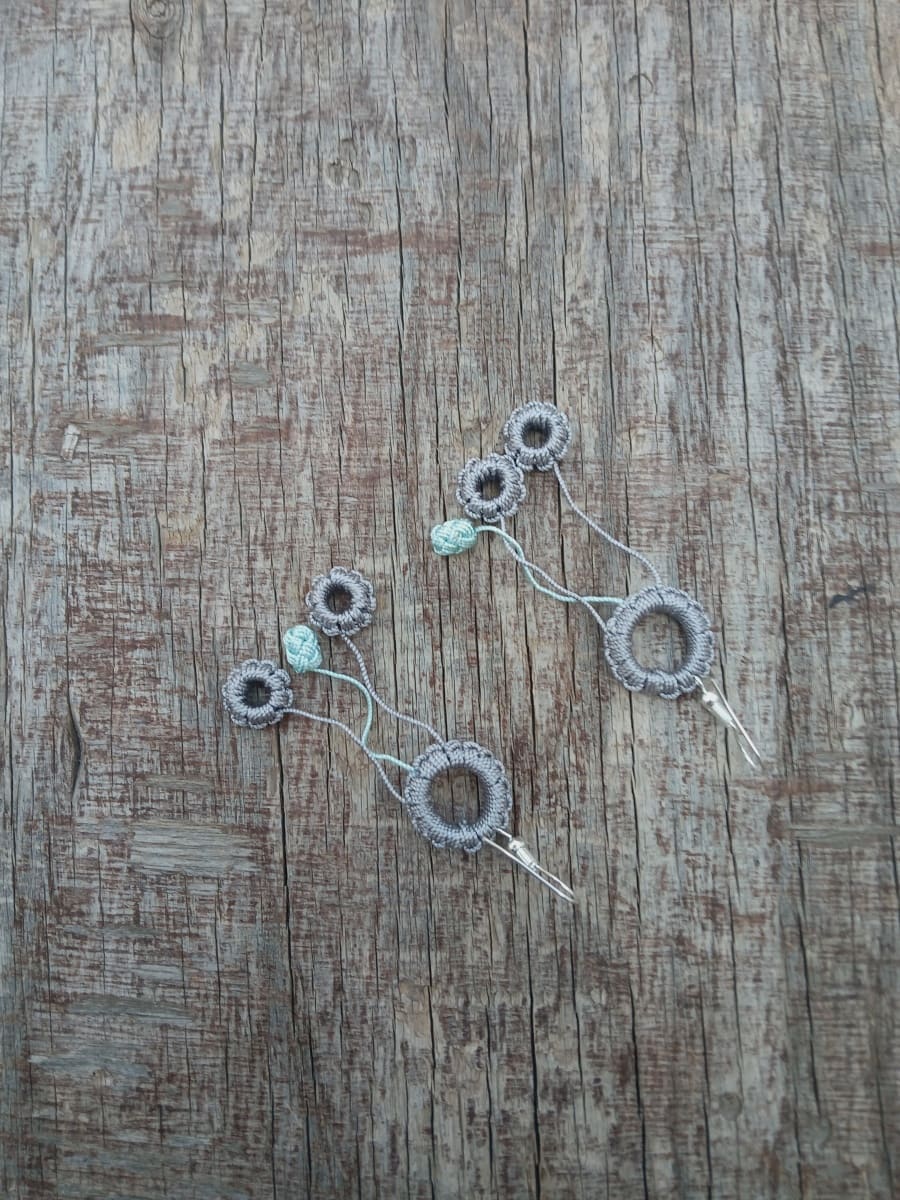 Multi Button Earrings