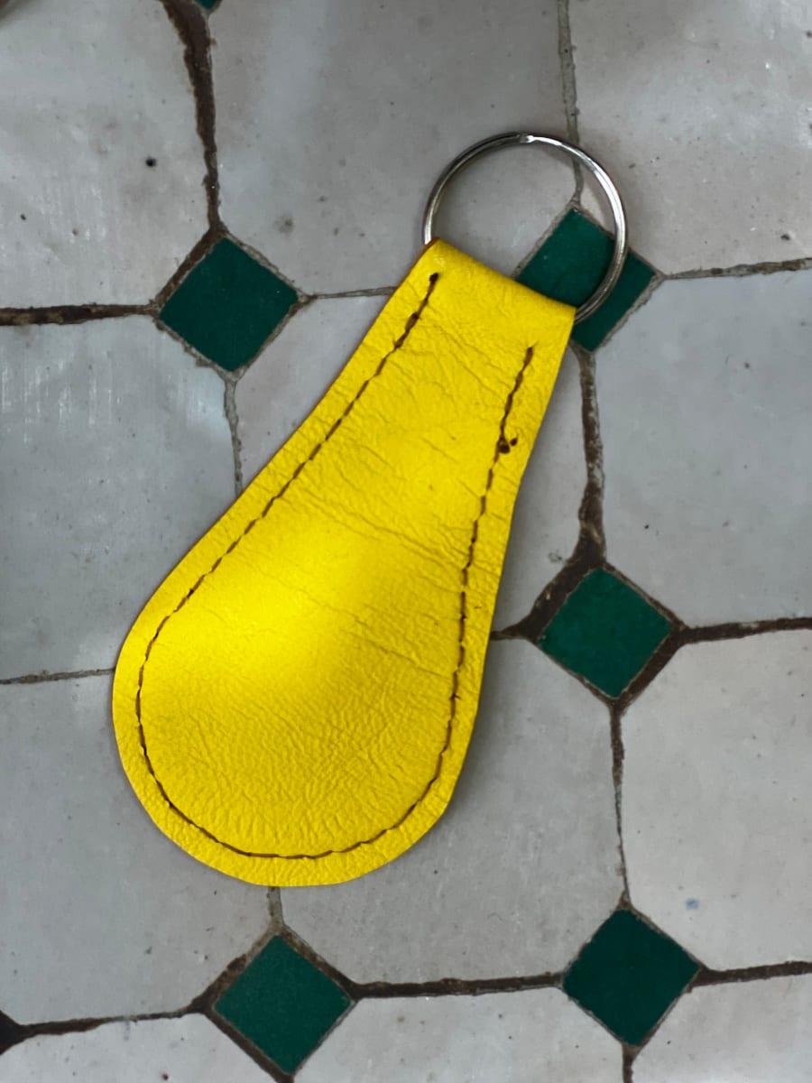   small bag leather Red, Yellow Morocco