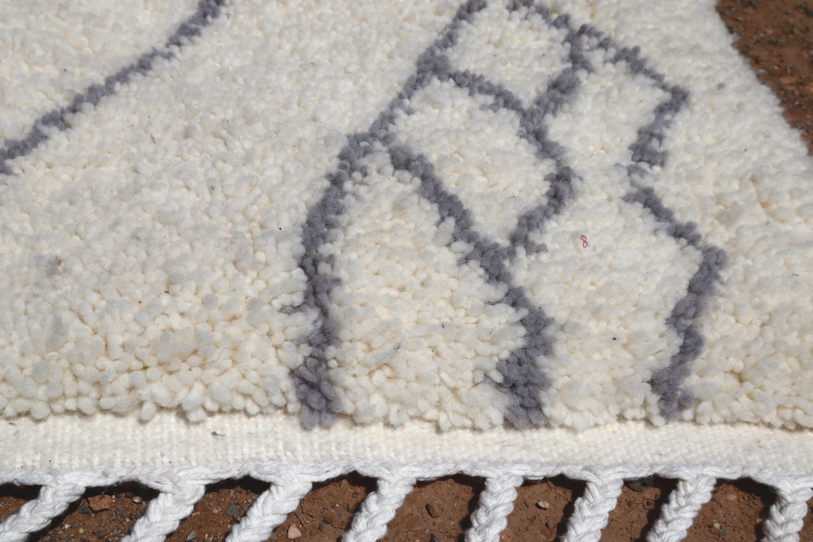  Rug   and  Grey, White Morocco