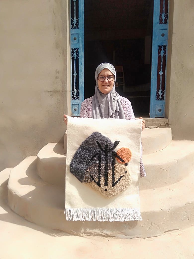 Flatweave and Pileknot rug