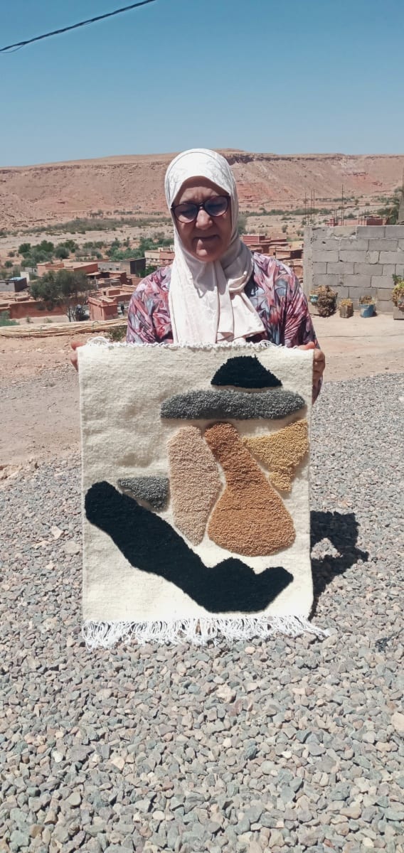 Flatweave and Pileknot rug