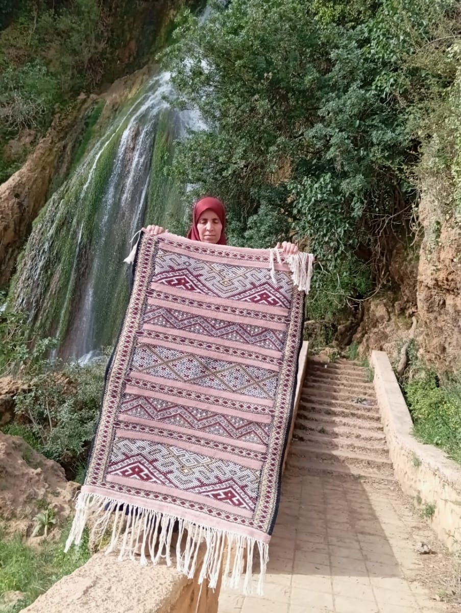  Flatweave  Colored Morocco