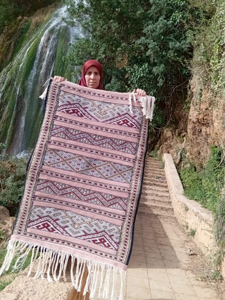  Flatweave  Colored Morocco