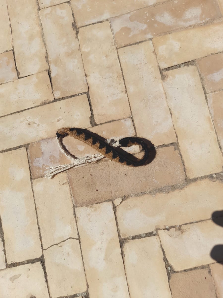  Flatweave  and  Brown, Black Morocco