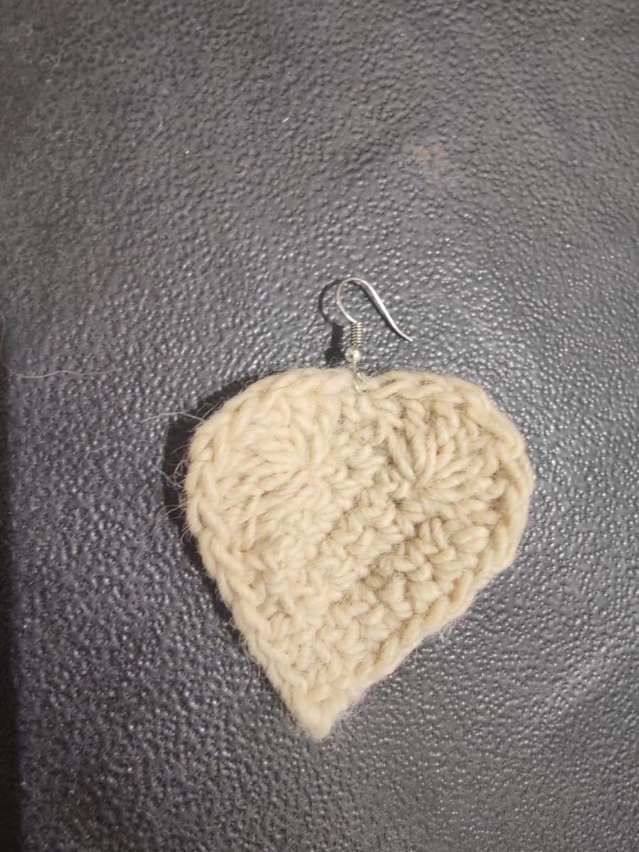  Side Bag Wool String White Morocco