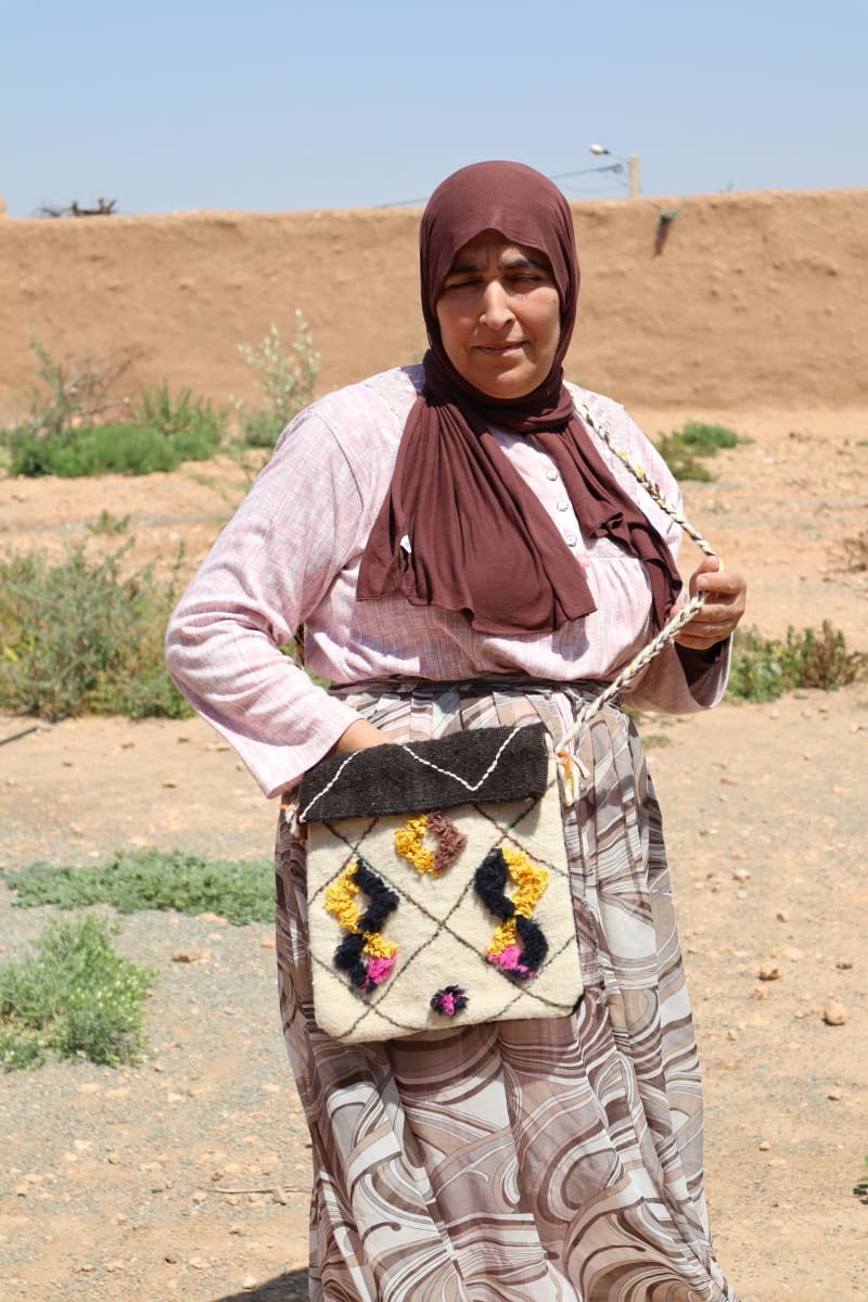  Flatweave  Yellow, Black Morocco