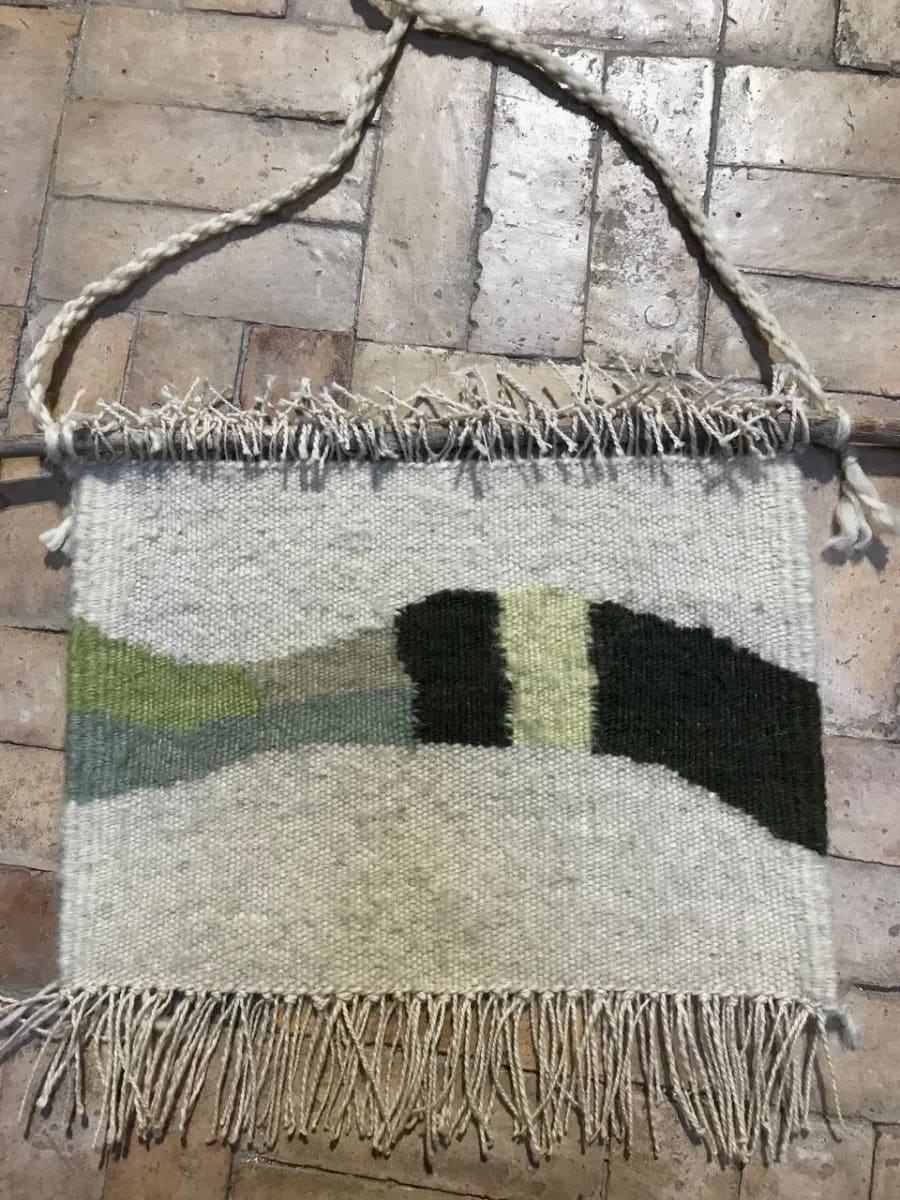 Handmade rug wall-hanging