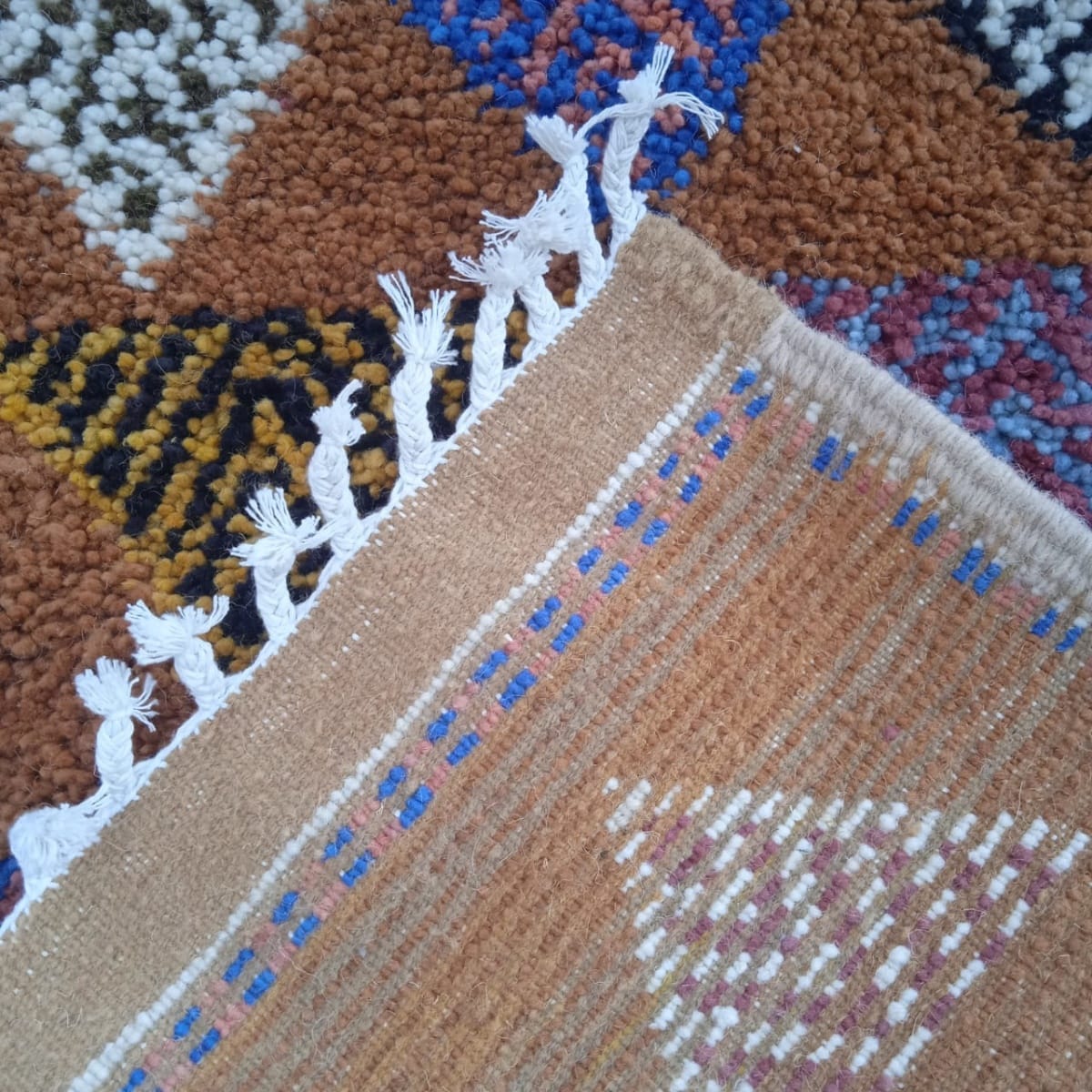  Zerbya Natural Wool Colored Morocco
