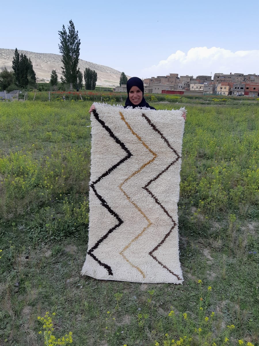  Pileknot rug  Brown, Black Morocco