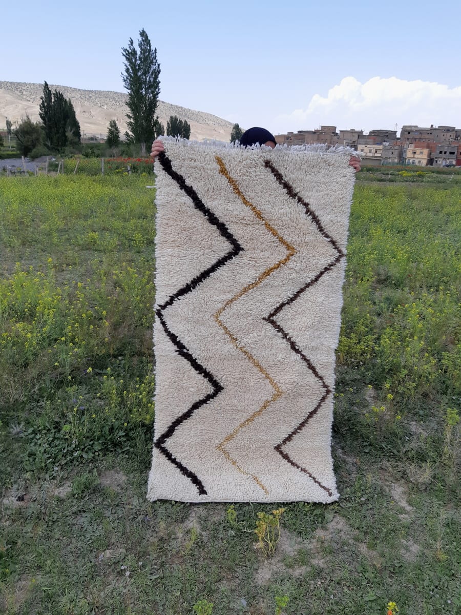  Pileknot rug  Brown, Black Morocco