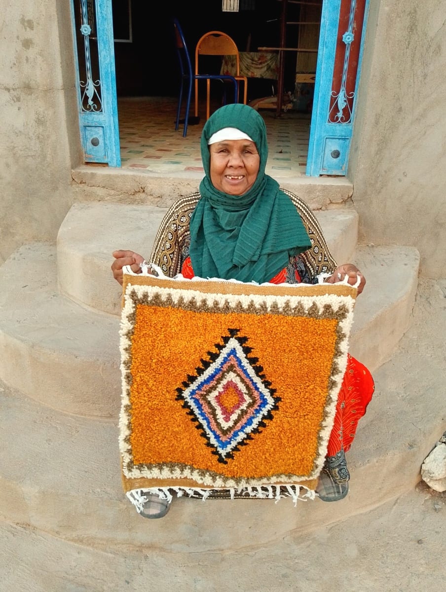  Zerbya Natural Wool Colored Morocco