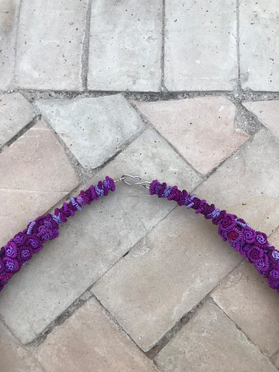  Necklace  Purple, Pink Morocco