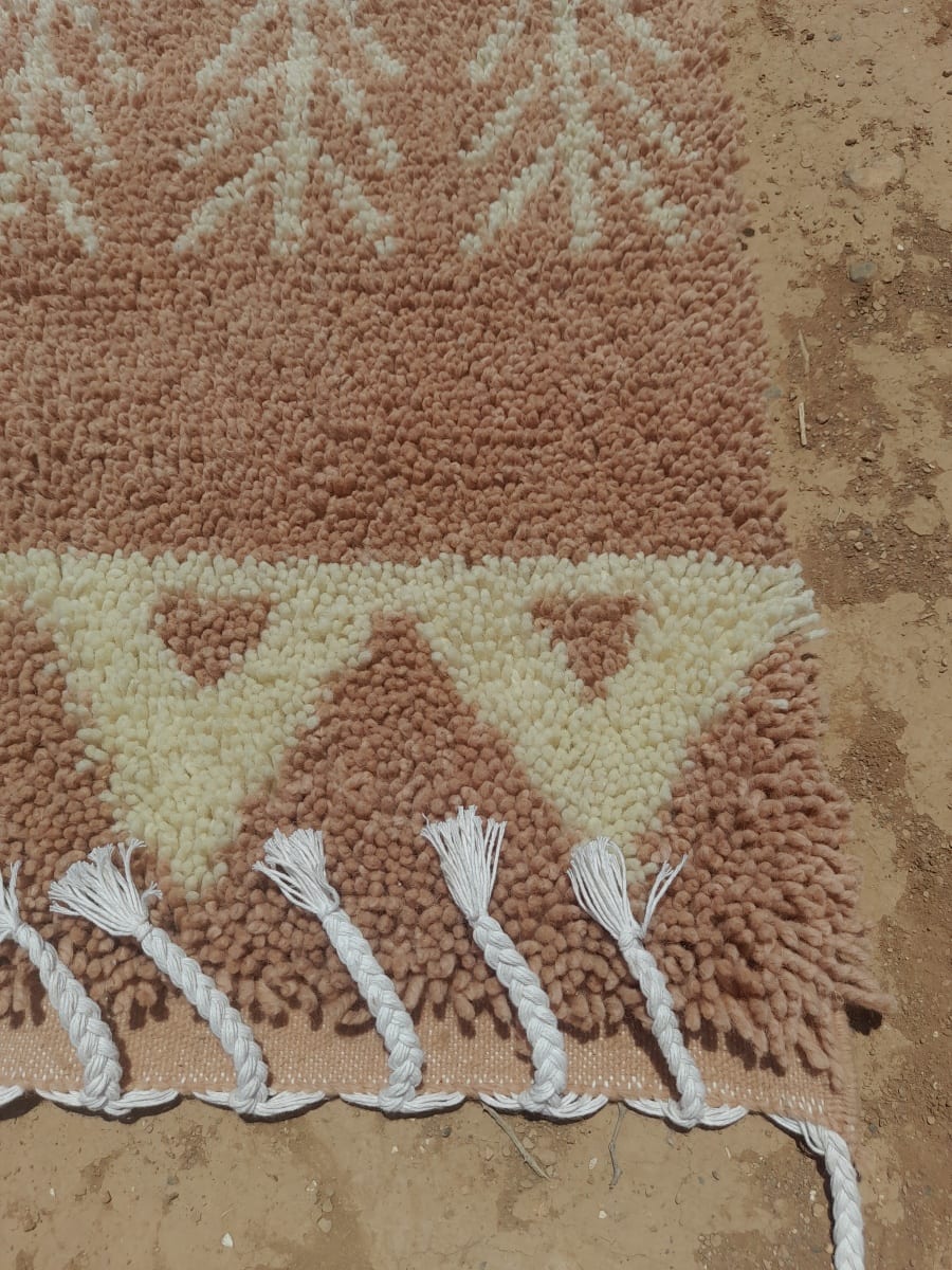  Rug   and  Pink, White Morocco