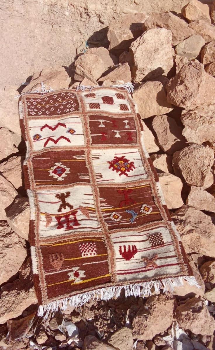 Flatweave and Pileknot rug