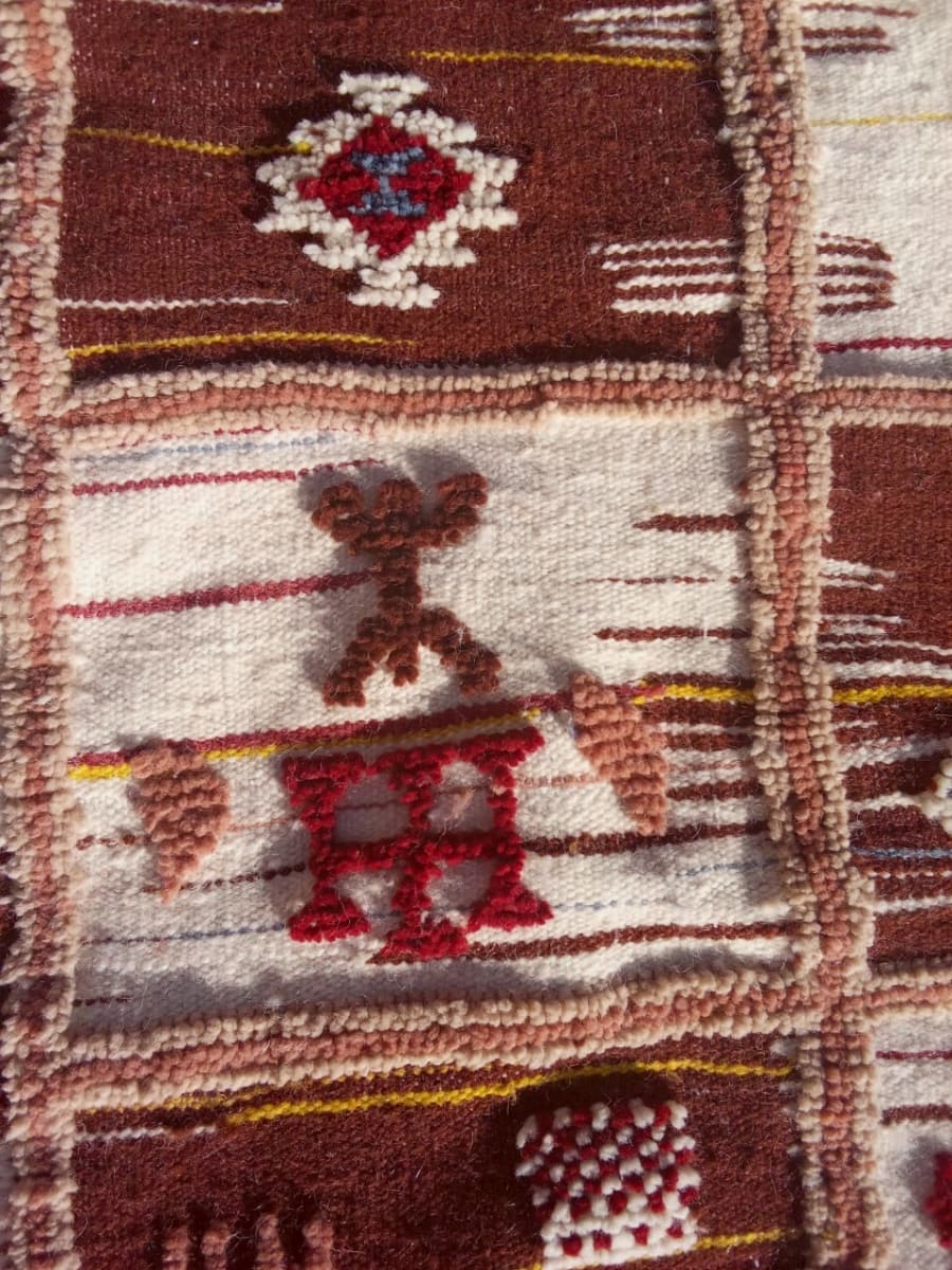 Flatweave and Pileknot rug