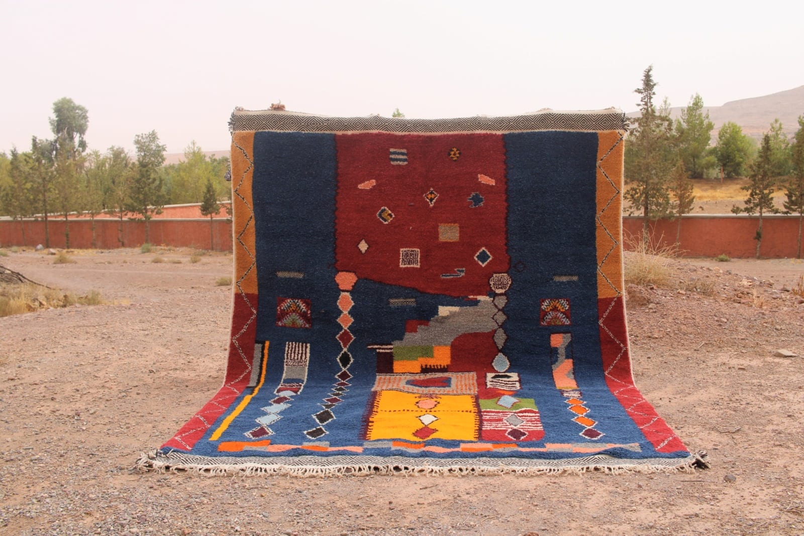  Pileknot Rug  Colored Morocco