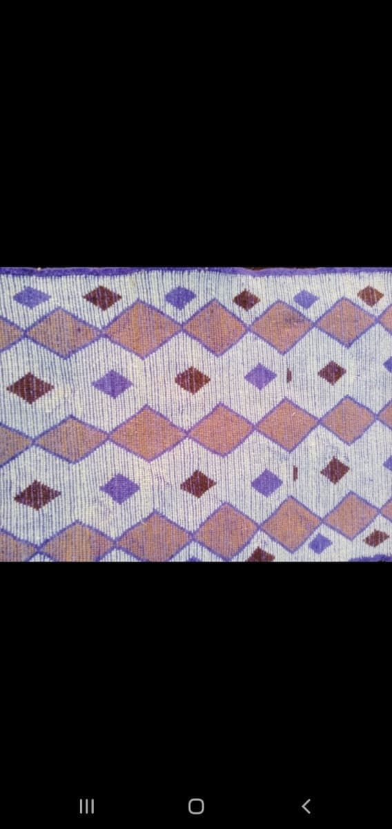  A rug  Purple, Brown Morocco