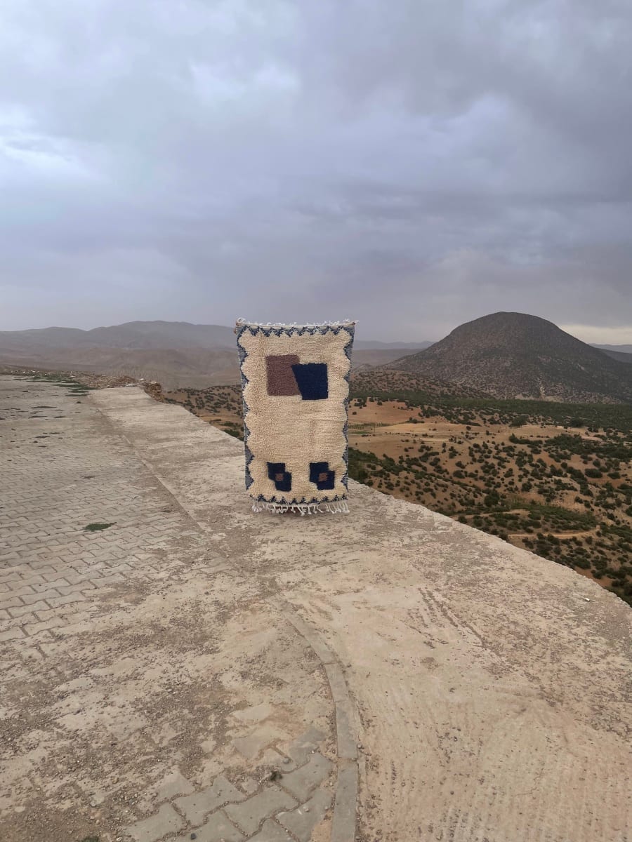  Beni Ourain  Blue, White Morocco