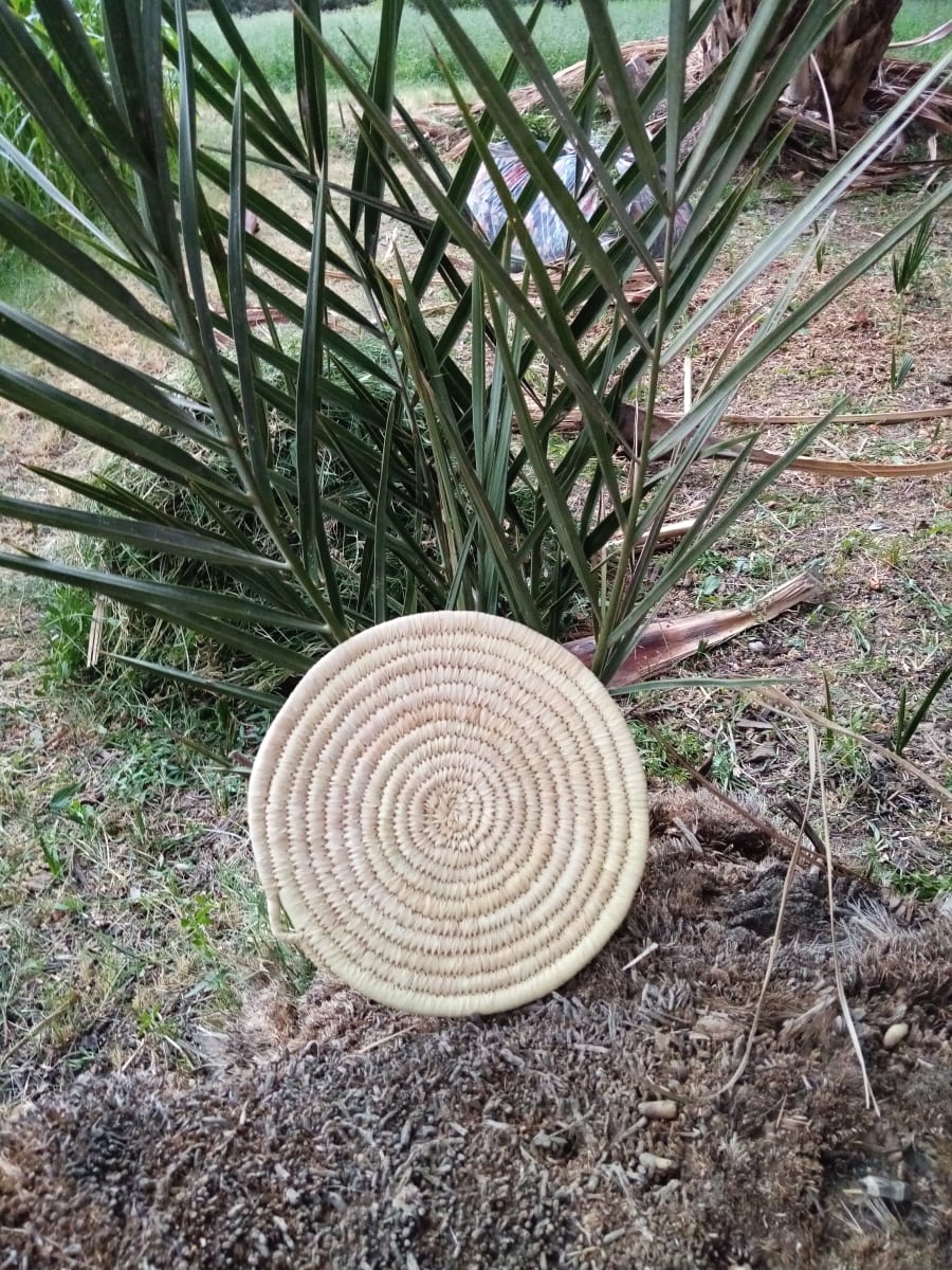  Woven Basket  Yellow Morocco