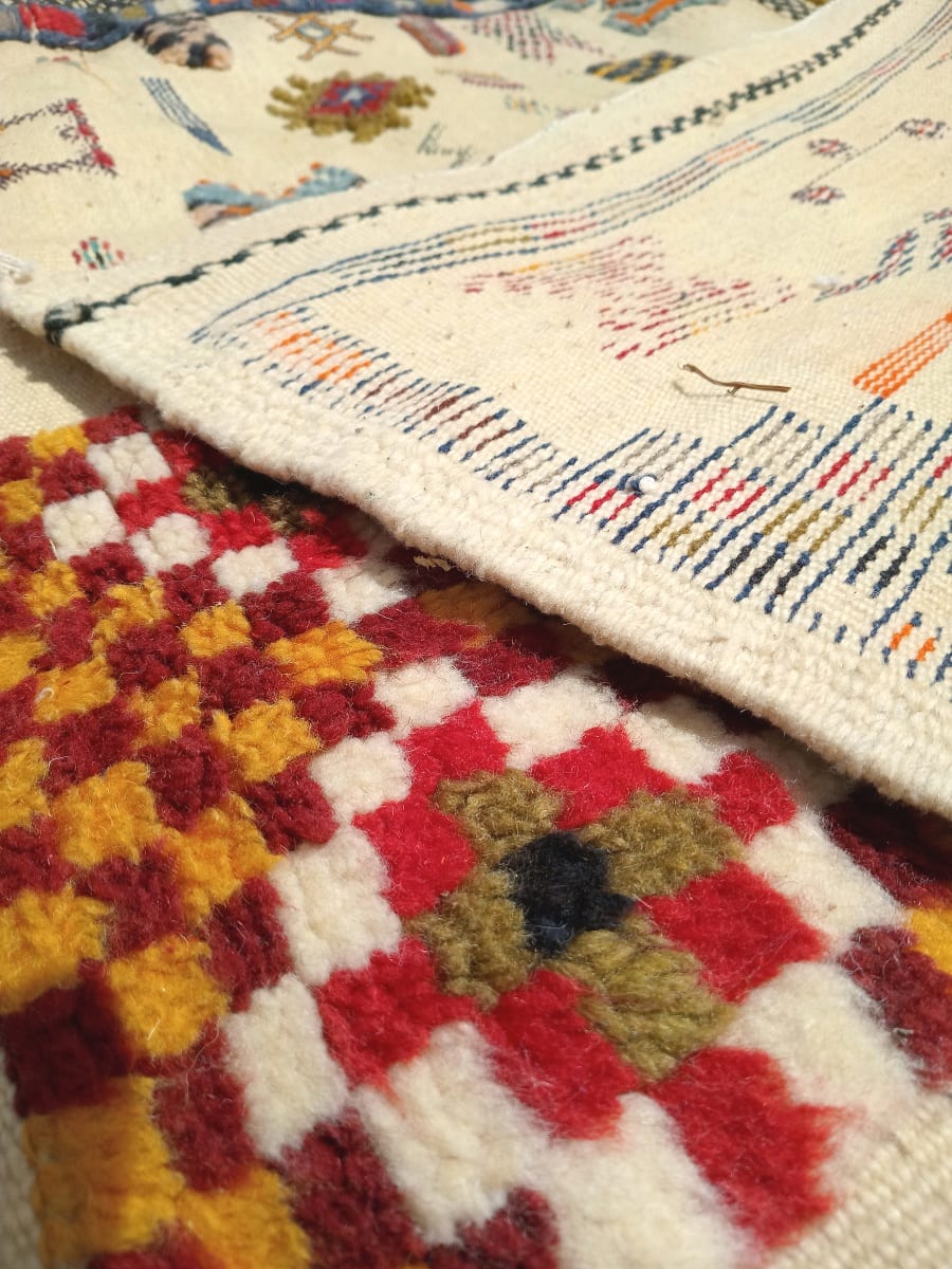 Handmade Moroccan Flatweave Rug