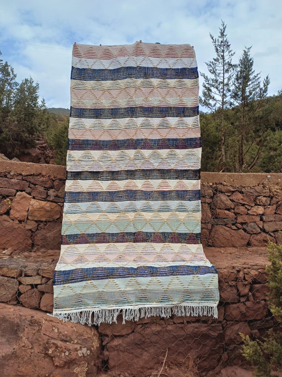  Pile Knot rug Rags  Morocco