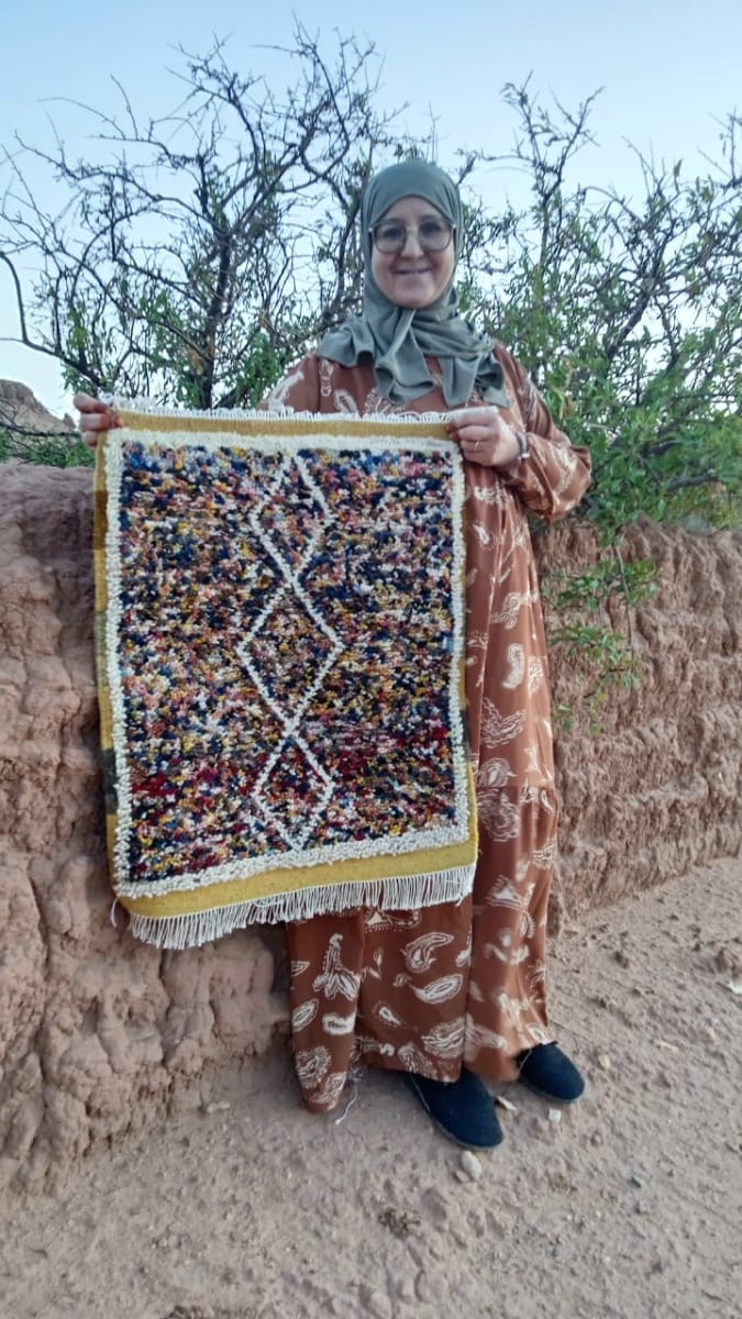  Zerbya Natural Wool Colored Morocco