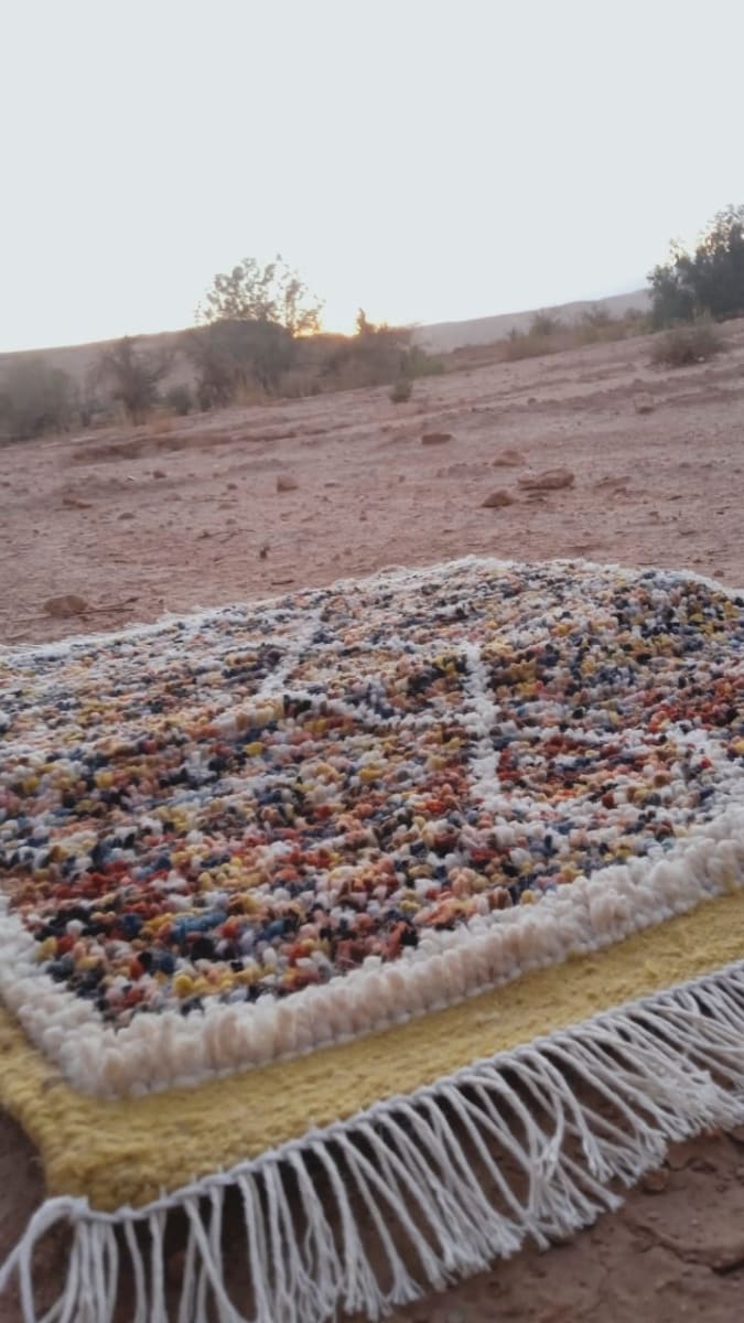  Zerbya Natural Wool Colored Morocco