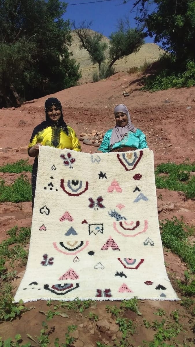  Pileknot rug  Colored Morocco