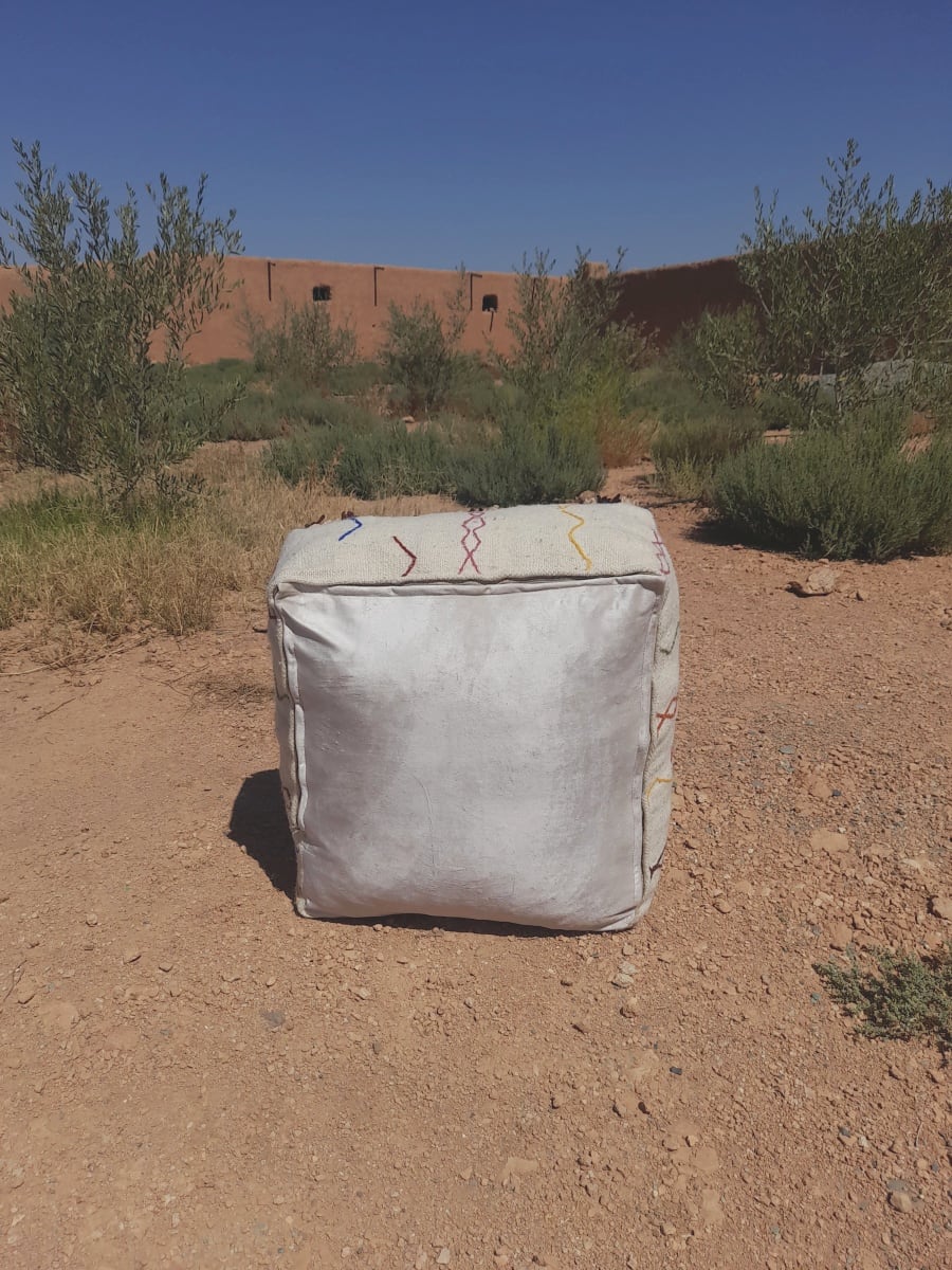  Pillow  and  Yellow, Brown Morocco