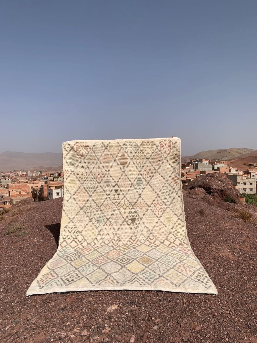  Beni Ourain Rug  Colored Morocco