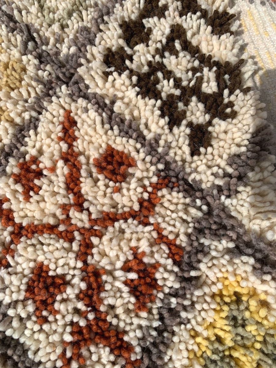  Beni Ourain Rug  Colored Morocco