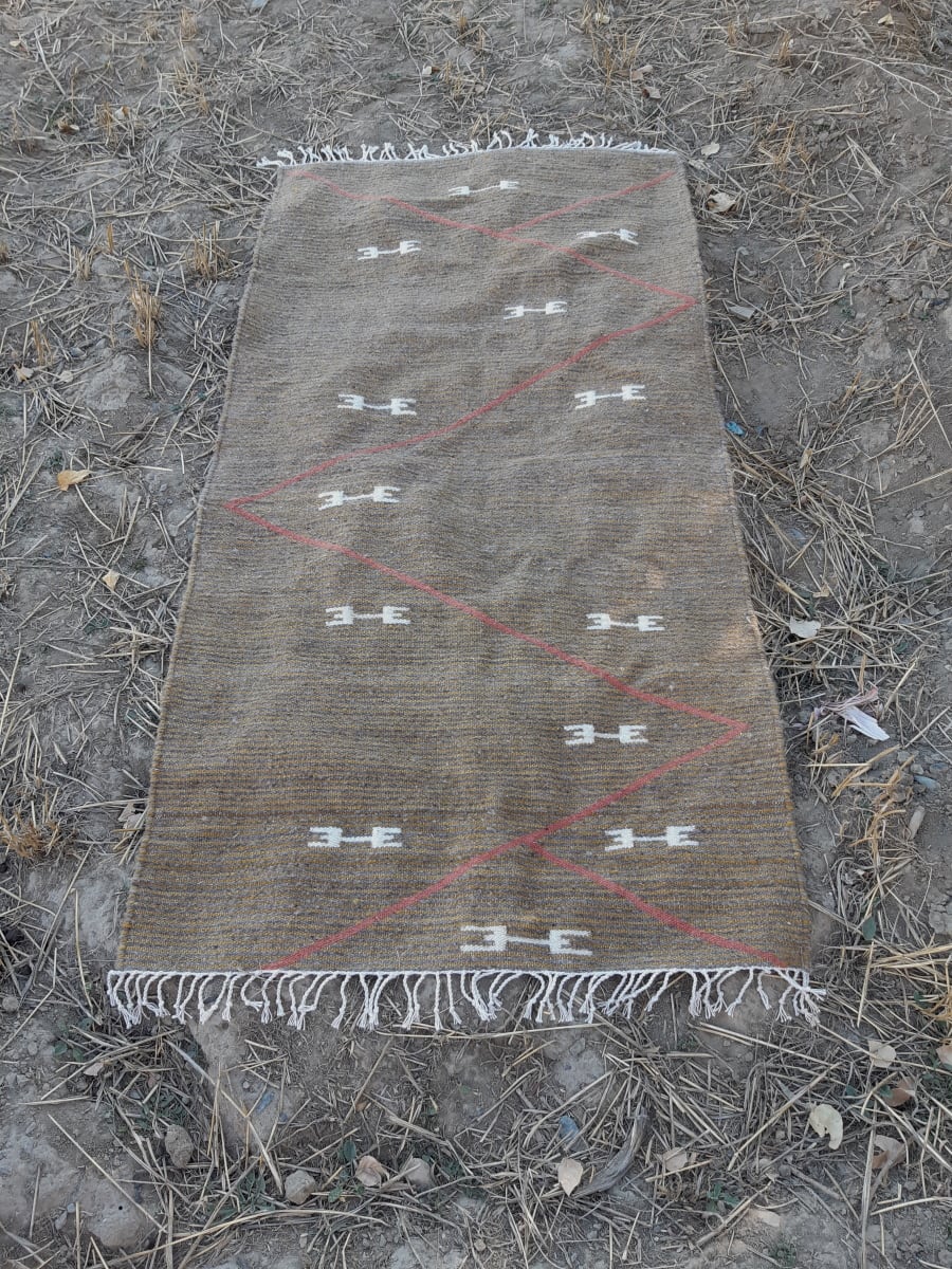  Woven Blanket  Colored Morocco