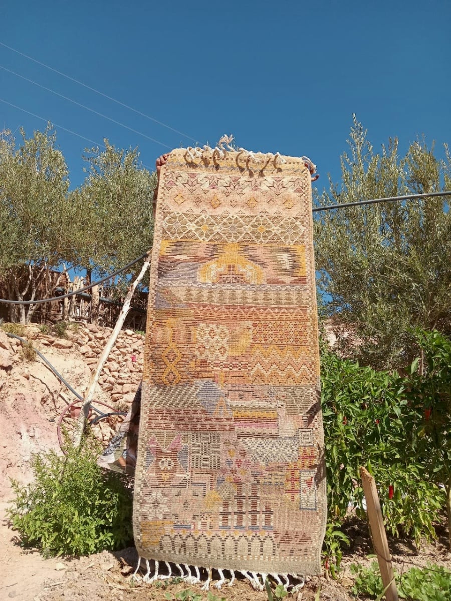  Zerbya Natural Wool Colored Morocco