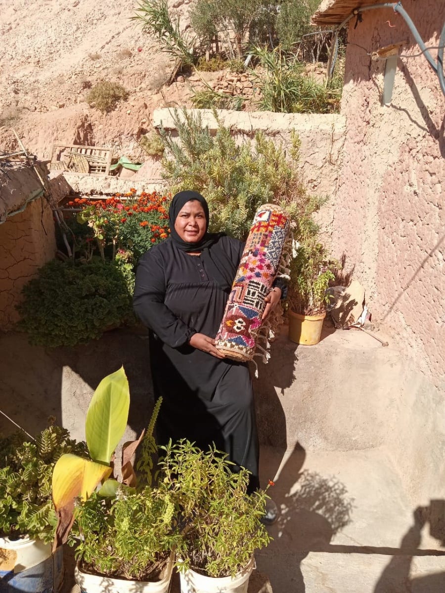  Zerbya Natural Wool Colored Morocco