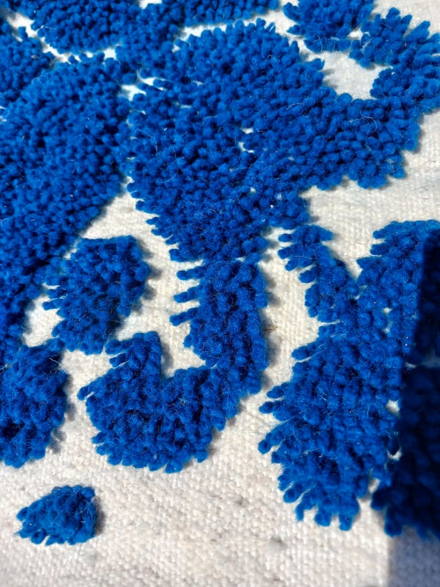  Rug   and  Blue, White Morocco