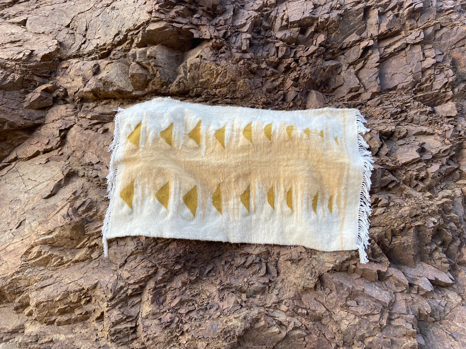  btania Flatweave  Orange, Brown Morocco